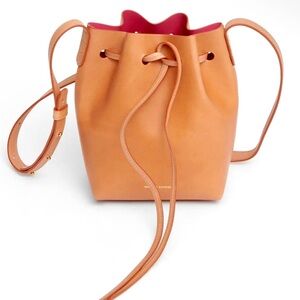 Mansur Gavriel Bucket Bag Cammello Dolly Crossbody Leather